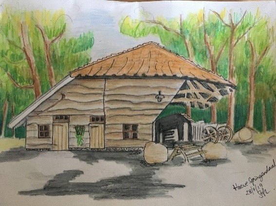 Tekening kapschuur