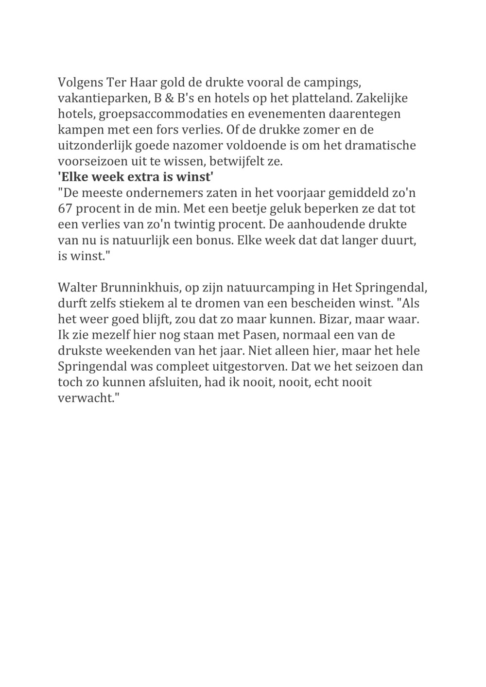 Op de camping is het nog alsof het hartje zomer is artikel Tubantia-3.jpg